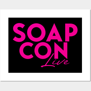 Soap Con Live Pink Only Logo Posters and Art